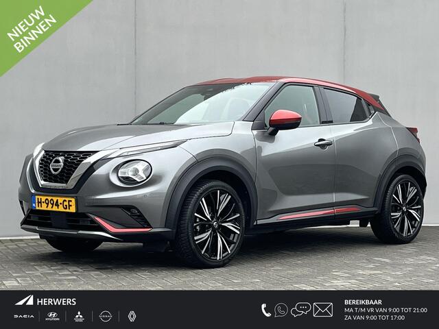 Nissan JUKE 1.0 DIG-T N-Design / Dealeronderhouden / Afneembare Trekhaak (1.250kg) / Apple Carplay/Android Auto / Bose Audio / Voorstoelen Verwarmd / Climate Control / Navigatie / Cruise Control /