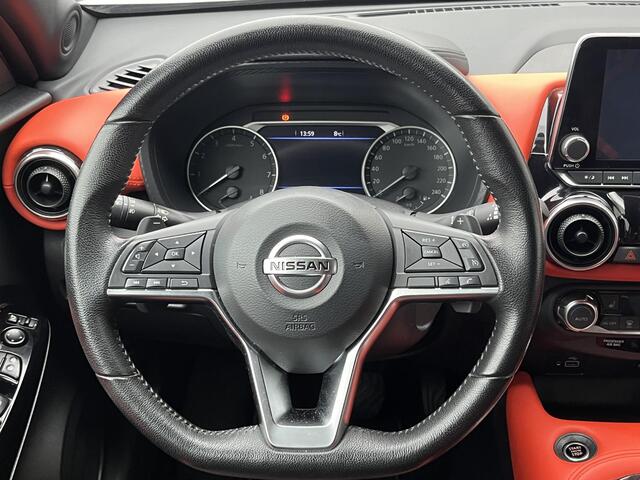 Nissan JUKE 1.0 DIG-T N-Design / Dealeronderhouden / Afneembare Trekhaak (1.250kg) / Apple Carplay/Android Auto / Bose Audio / Voorstoelen Verwarmd / Climate Control / Navigatie / Cruise Control /