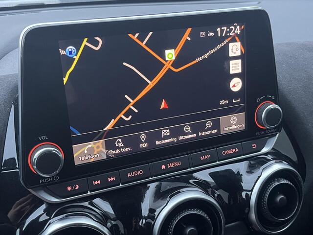 Nissan JUKE 1.0 DIG-T N-Design / 360° Camera / Adaptieve Cruise Control / Keyless Entry & Start / Apple Carplay & Android Auto / Navigatie full map / Climate Control / Alcantara Bekleding / Sportstoelen /