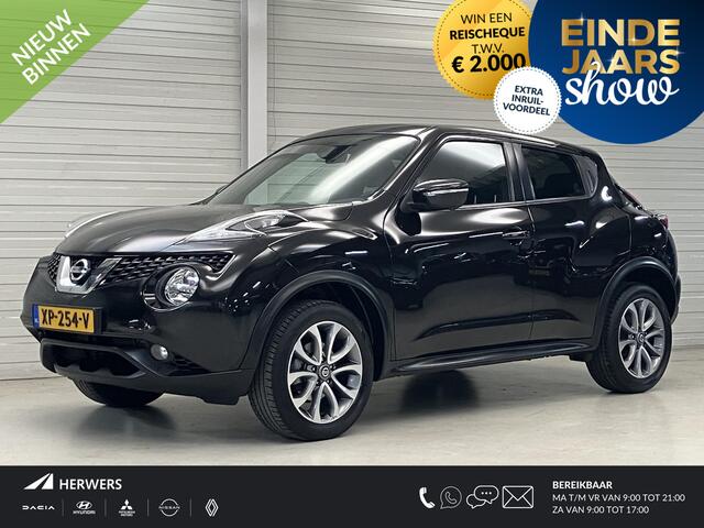 Nissan JUKE 1.6 Tekna / Dealer Onderhouden / Automaat / Elektrisch Schuif/Kanteldak / Lederen Bekleding / Trekhaak / Camera / Climate Control /