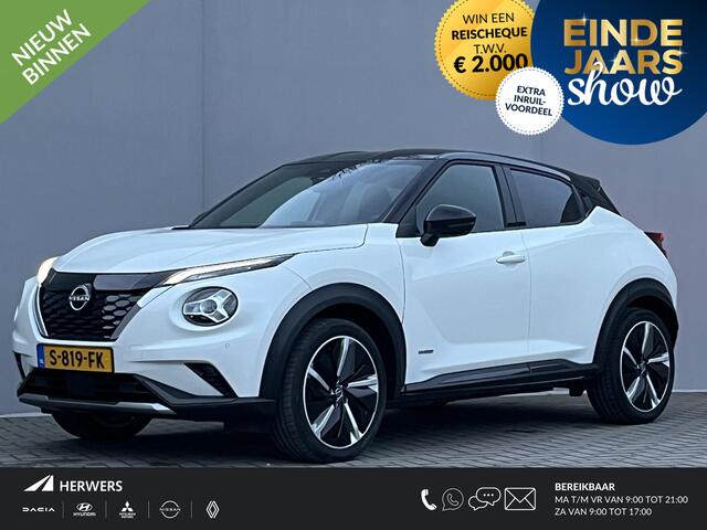 Nissan JUKE 1.6 Hybrid N-Design / Eerste eigenaar / dealer onderhouden/ Apple Carplay & Android Auto / Achteruitrijcamera / Navigatie / Climate Control / 360 camera