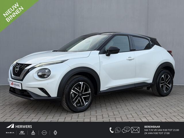Nissan JUKE 1.0 DIG-T DCT N-Connecta Automaat / Fabrieksgarantie tot 05-2028 / Camera / Navigatie / Stoel & Stuurwiel verwarming / Apple Carplay & Android Auto / DAB / All Season Banden /