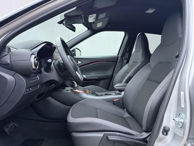 Nissan JUKE 1.0 DIG-T N-Connecta DCT Automaat / Fabrieksgarantie tot 03-2028 / Navigatie / Camera / Stoel & Stuurwielverwarming / Apple Carplay & Android Auto / Cruise Control / Keyless / All Season Banden / DAB / LED /