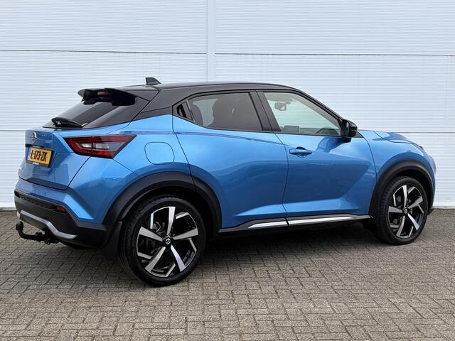 Nissan JUKE 1.0 DIG-T N-Design / trekhaak ( 1250 kg ) / airco (automatisch) / Apple Carplay/Android Auto / Lichtmetalen velgen 19" /