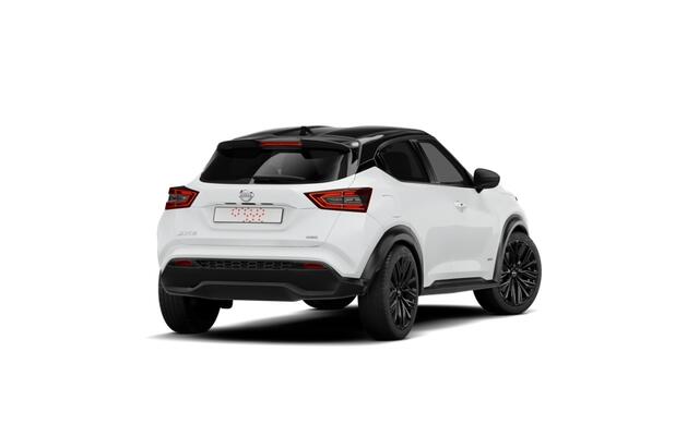 Nissan JUKE N-Design Enigma Black + Cold Pack Hybrid 143 | 17" Lichtmetalen velgen | 19" lichtmetalen velgen "Akari" | 7" TFT kleurendisplay