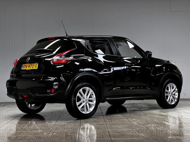 Nissan JUKE 1.2 DIG-T S/S Acenta/ Facelift!/ Camera/ 17'' LMV/ Extra getint glas/ DAB+/ Navi/ Clima/ Cruise/ Elek. pakket/ Isofix/ Bluetooth/ Armsteun/ Multi. LEDER. Stuur/ Mistl./ LED Dagrijverl.