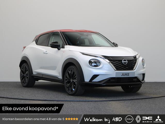 Nissan JUKE Red-line Edition Hybrid 143 | 19" zwarte lichtmetalen velgen | 7" TFT kleurendisplay | Achteruitrijcamera met dynamische afstandsmarkering
