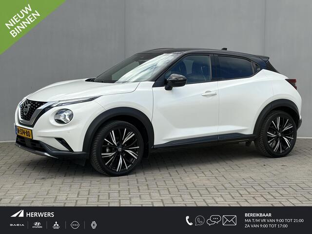 Nissan JUKE 1.0 DIG-T N-Design / Adaptieve cruise control / 360 Graden camera / Lederen - alcantara bekleding / Afneembare trekhaak (1250 KG) / BOSE / Apple Carplay & Android Auto /