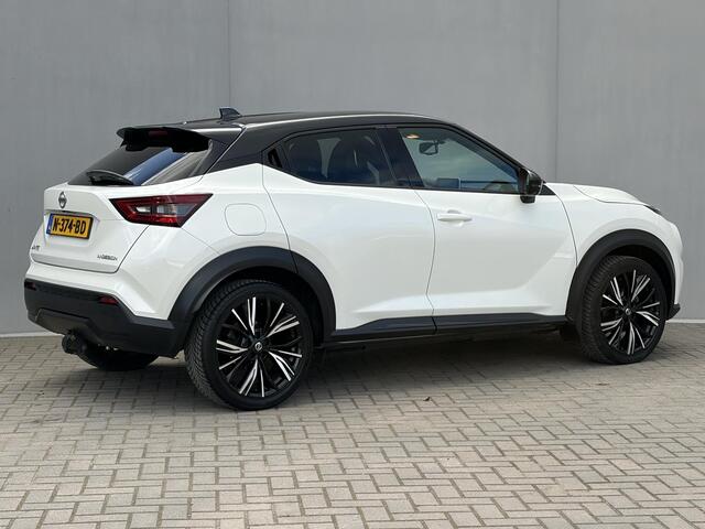 Nissan JUKE 1.0 DIG-T N-Design / Adaptieve cruise control / 360 Graden camera / Lederen - alcantara bekleding / Afneembare trekhaak (1250 KG) / BOSE / Apple Carplay & Android Auto /