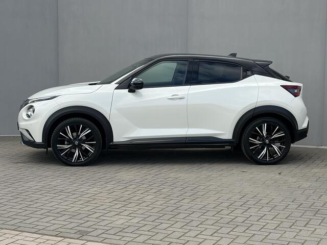 Nissan JUKE 1.0 DIG-T N-Design / Adaptieve cruise control / 360 Graden camera / Lederen - alcantara bekleding / Afneembare trekhaak (1250 KG) / BOSE / Apple Carplay & Android Auto /