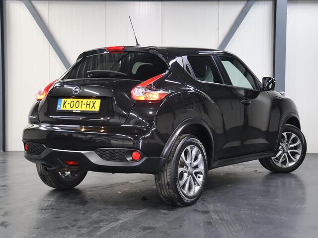 Nissan JUKE 1.2 116PK DIG-T S/S Tekna | Climate Control | Cruise Control | Camera | Bluetooth | Lederen Bekleding | Dodehoek Detectie | Keyless | Xenon | Stoelverwarming | Isofix | Privacy Glass |