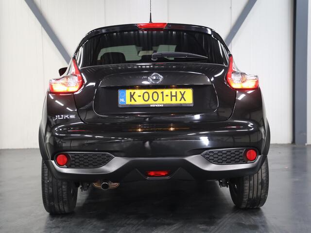 Nissan JUKE 1.2 116PK DIG-T S/S Tekna | Climate Control | Cruise Control | Camera | Bluetooth | Lederen Bekleding | Dodehoek Detectie | Keyless | Xenon | Stoelverwarming | Isofix | Privacy Glass |