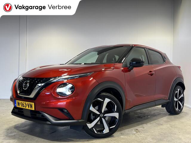 Nissan JUKE 1.0 DIG-T N-Design | Navigatie/Android/Apple Carplay | LM Velgen 19" | PDC Voor en Achter + Camera | adap.Cruise Control | Airco |