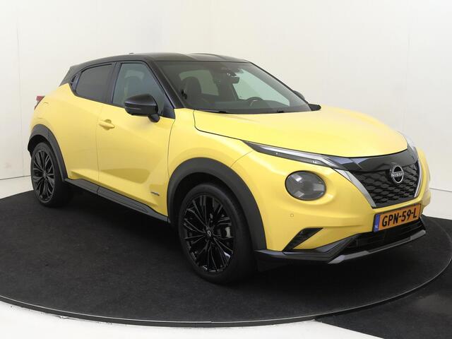 Nissan JUKE 1.6 Hybrid N-Sport | Full options TEch pakket cold pakket en Interieur pakket| airco automatisch | Apple Carplay/Android Auto |Adaptive cruise control | lederen interieurdelen m| LED koplampen | lichtmetalen velgen 19" | navigatiesysteem full map | rijst