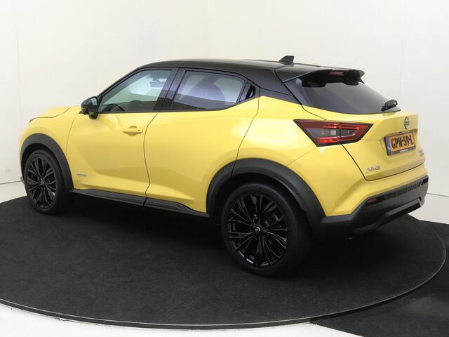 Nissan JUKE 1.6 Hybrid N-Sport | Full options TEch pakket cold pakket en Interieur pakket| airco automatisch | Apple Carplay/Android Auto |Adaptive cruise control | lederen interieurdelen m| LED koplampen | lichtmetalen velgen 19" | navigatiesysteem full map | rijst