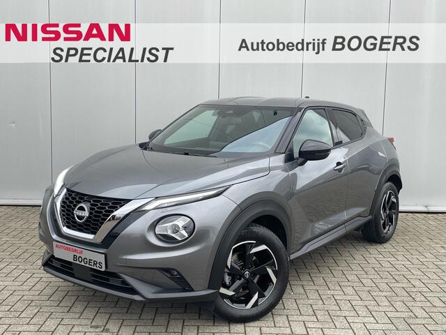 Nissan JUKE 1.0 DIG-T N-Connecta Automaat Navigatie, Climate Control, Half Leder, LED, 17"Lm, Stoel/Stuurverwarming, Achteruitrijcamera