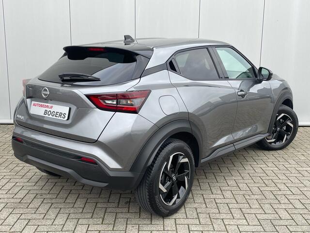 Nissan JUKE 1.0 DIG-T N-Connecta Automaat Navigatie, Climate Control, Half Leder, LED, 17"Lm, Stoel/Stuurverwarming, Achteruitrijcamera