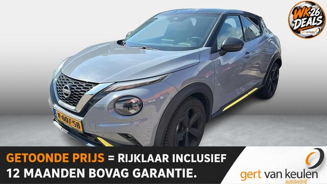 Nissan JUKE 1.0 DIG-T AUTOMAAT KIIRO SPECIAL EDITION 2-TONE/LED/CARPLAY/TREKHAAK/NL-AUTO