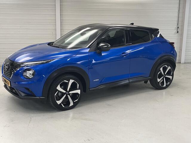 Nissan JUKE 1.6 Hybrid Tekna / Automaat / Afneembare trekhaak / Dealeronderhouden / Bose sound / Lederen bekleding.