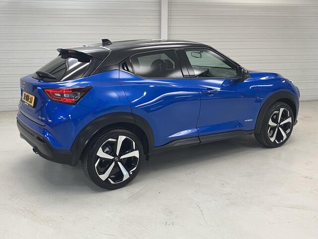 Nissan JUKE 1.6 Hybrid Tekna / Automaat / Afneembare trekhaak / Dealeronderhouden / Bose sound / Lederen bekleding.