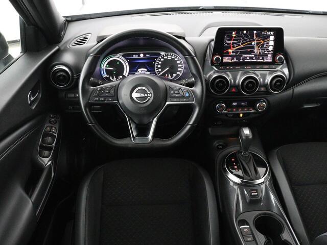 Nissan JUKE 1.6 Hybrid Tekna | 360 Camera | Adaptive cruise | Carplay | Navigatie | Half leder | Full LED | Keyless | Climate control | Parkeerhulp | DAB | Bluetooth