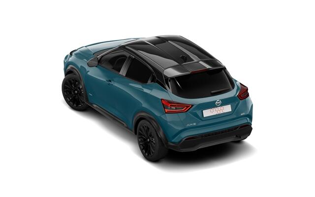 Nissan JUKE Pulse Hybrid 143 | "Interior Pack Plus" - donkerblauw kunstleer + gemêleerde inzetstukken | Blind Spot (Warning & Intervention) | Draadloze Apple Carplay® & Android Auto®