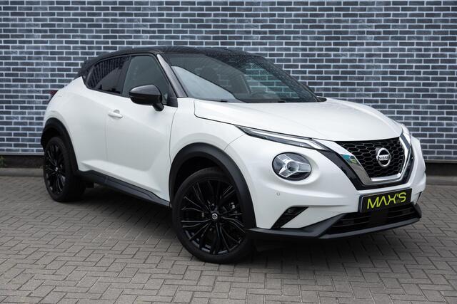 Nissan JUKE 1.0 DIG-T 114 DCT-7 Enigma | Two-Tone | Achteruitrijcamera | Parkeersensoren | Keyless Entry | Stoelverwarming | LED Koplampen | Cruise Control | Lichtmetalen Velgen 19 inch | Navigatie | Apple Carplay | Android Auto