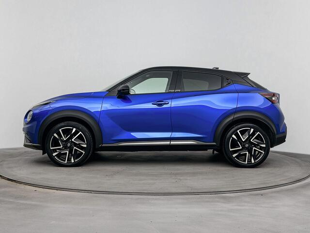 Nissan JUKE 1.6 Hybrid N-Design 143PK | Automaat | Navigatie | Adaptieve Cruise Control met Stuurhulp | Stoel- en Stuurverwarming | 360 Camera | Dodehoekdetectie | Apple CarPlay & Android