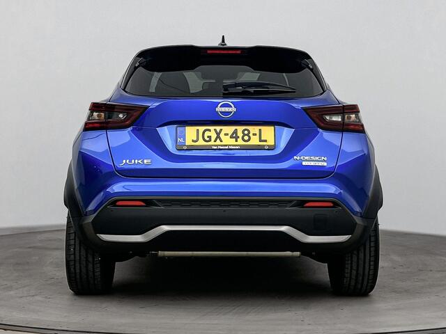 Nissan JUKE 1.6 Hybrid N-Design 143PK | Automaat | Navigatie | Adaptieve Cruise Control met Stuurhulp | Stoel- en Stuurverwarming | 360 Camera | Dodehoekdetectie | Apple CarPlay & Android