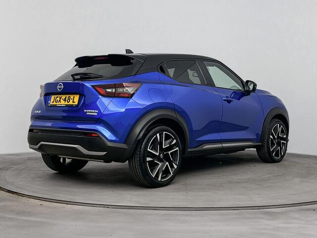 Nissan JUKE 1.6 Hybrid N-Design 143PK | Automaat | Navigatie | Adaptieve Cruise Control met Stuurhulp | Stoel- en Stuurverwarming | 360 Camera | Dodehoekdetectie | Apple CarPlay & Android