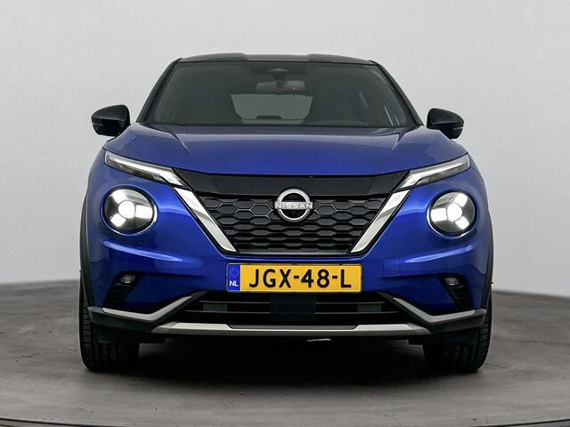 Nissan JUKE 1.6 Hybrid N-Design 143PK | Automaat | Navigatie | Adaptieve Cruise Control met Stuurhulp | Stoel- en Stuurverwarming | 360 Camera | Dodehoekdetectie | Apple CarPlay & Android