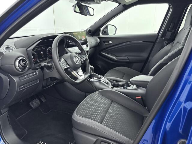 Nissan JUKE 1.6 Hybrid N-Design 143PK | Automaat | Navigatie | Adaptieve Cruise Control met Stuurhulp | Stoel- en Stuurverwarming | 360 Camera | Dodehoekdetectie | Apple CarPlay & Android