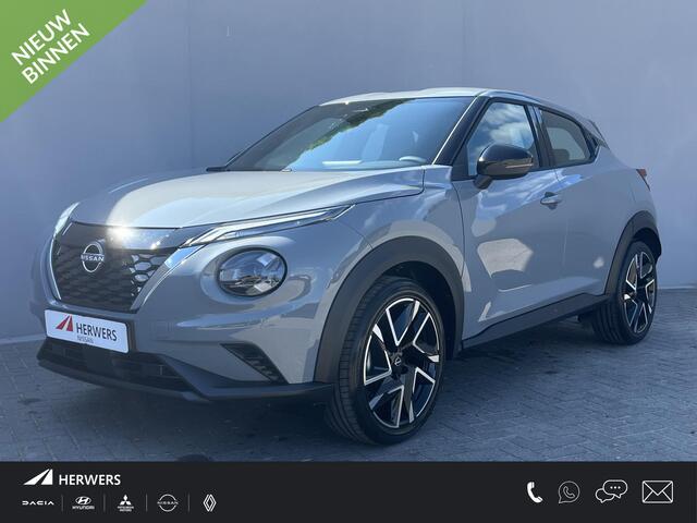Nissan JUKE 1.6 Hybrid N-Connecta / €4.500 Voorraad Korting / 10 Jaar Nissan More garantie / Navigatie / Camera / Stoel Verwarming / Stuurwiel Verwarming / Apple Carplay & Android Auto / Cruise Control / Clima /