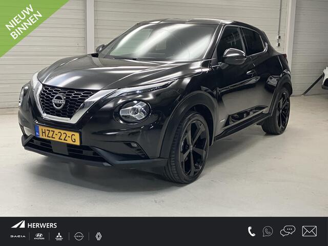 Nissan JUKE 1.6 Hybrid Tekna / Dealer Onderhouden / Apple CarPlay/Android Auto / Lederen bekleding / 19 Inch Wielen / Bose Audio / 360 Graden Camera / Adaptive Cruise Control / Climate Control / Dodehoek Detectie /