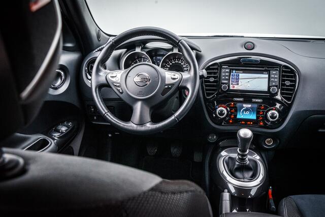 Nissan JUKE 1.2 116 PK DIG-T S/S N-Connecta | Ned Auto | Trekhaak | Hoge Zit | Clima | Cruise | Navigatie | | Camera | Keyless | Stuur leder | Keyless start | Dab Audio | Lmv 17"inch |