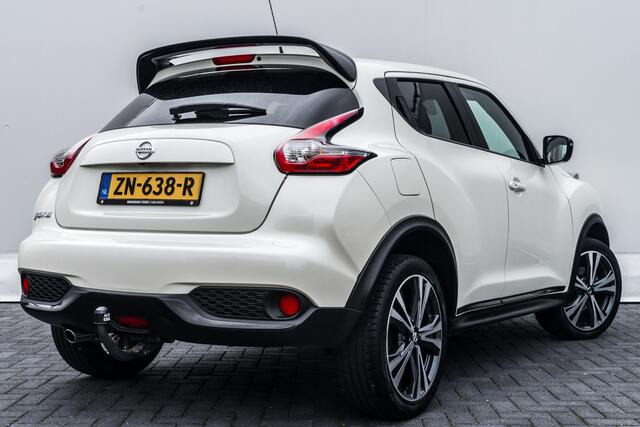 Nissan JUKE 1.2 116 PK DIG-T S/S N-Connecta | Ned Auto | Trekhaak | Hoge Zit | Clima | Cruise | Navigatie | | Camera | Keyless | Stuur leder | Keyless start | Dab Audio | Lmv 17"inch |