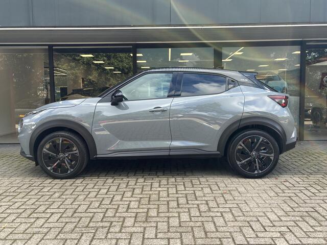 Nissan JUKE 1.6 Hybrid Pulse NIEUW UIT VOORRAAD LEVERBAAR | Bose geluidsinstallatie | Parkeersensoren voor- en achter | Lederen bekleding | Voorruitverwarming | Stoelverwarming | Adaptieve Cruise Control | Navigatiesysteem | Tot 10 jaar fabrieksgarantie