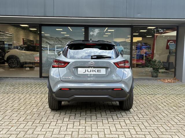 Nissan JUKE 1.6 Hybrid Pulse NIEUW UIT VOORRAAD LEVERBAAR | Bose geluidsinstallatie | Parkeersensoren voor- en achter | Lederen bekleding | Voorruitverwarming | Stoelverwarming | Adaptieve Cruise Control | Navigatiesysteem | Tot 10 jaar fabrieksgarantie