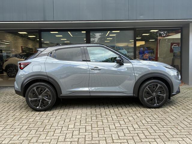 Nissan JUKE 1.6 Hybrid Pulse NIEUW UIT VOORRAAD LEVERBAAR | Bose geluidsinstallatie | Parkeersensoren voor- en achter | Lederen bekleding | Voorruitverwarming | Stoelverwarming | Adaptieve Cruise Control | Navigatiesysteem | Tot 10 jaar fabrieksgarantie