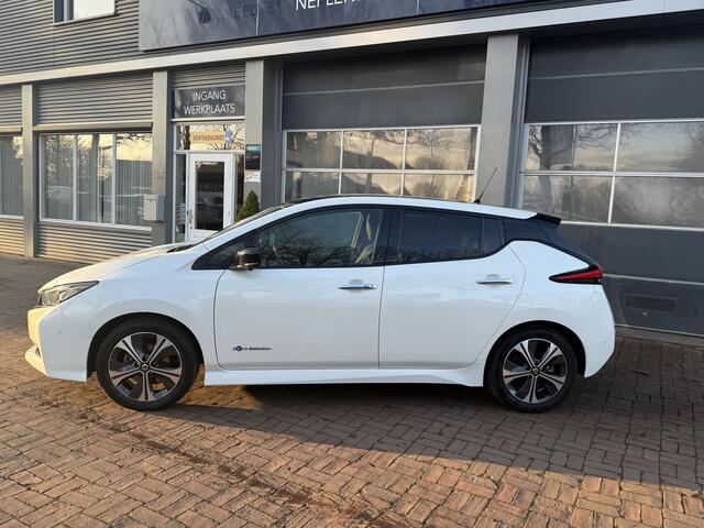 Nissan LEAF Tekna 40 kWh Bj 2019 Km 74.014 Leer,Stoelverwaming,Navi,Camera,17Inch 150PK