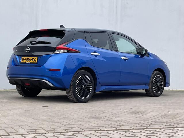 Nissan LEAF e+ Tekna 62 kWh / Two - Tone Metallic / Lederen bekleding / Lichtmetalen velgen / Stoelverwarming / Navigatie