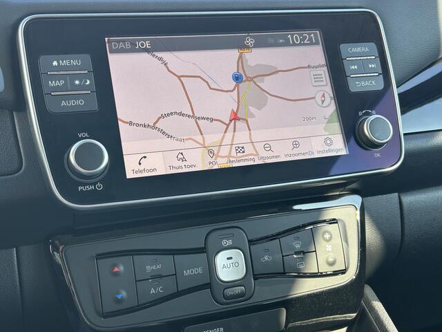 Nissan LEAF e+ N-Connecta 59 kWh / WLTP bereik 396 km / WLTP bereik stad 575 km / SoH Accu 97% / Navigatie / 360° Camera / Stoel- en Stuurverwarming / Apple Carplay Android /