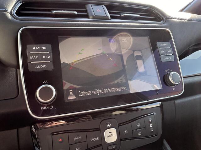 Nissan LEAF e+ N-Connecta 59 kWh / WLTP bereik 396 km / WLTP bereik stad 575 km / SoH Accu 97% / Navigatie / 360° Camera / Stoel- en Stuurverwarming / Apple Carplay Android /