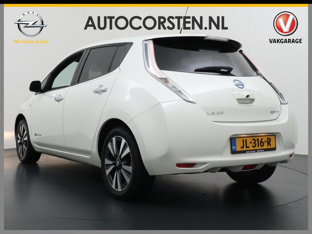 Nissan LEAF Tekna 30kWh Leder 360°Camera Bose-Sound DAB Navi Ecc Stoelverwarming v+a Cruise Control Led Regen-Lichtsensor Bluetooth Privacy Glas Lmv 17" Zeer lage kilometerstand met NAP certificaat