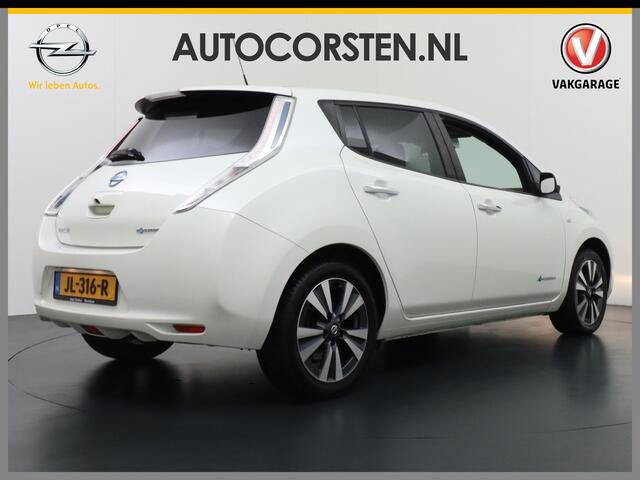 Nissan LEAF Tekna 30kWh Leder 360°Camera Bose-Sound DAB Navi Ecc Stoelverwarming v+a Cruise Control Led Regen-Lichtsensor Bluetooth Privacy Glas Lmv 17" Zeer lage kilometerstand met NAP certificaat