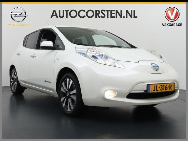 Nissan LEAF Tekna 30kWh Leder 360°Camera Bose-Sound DAB Navi Ecc Stoelverwarming v+a Cruise Control Led Regen-Lichtsensor Bluetooth Privacy Glas Lmv 17" Zeer lage kilometerstand met NAP certificaat