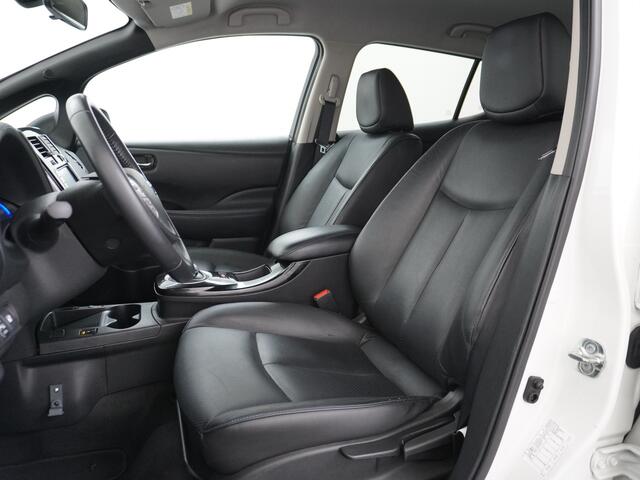 Nissan LEAF Tekna 30kWh Leder 360°Camera Bose-Sound DAB Navi Ecc Stoelverwarming v+a Cruise Control Led Regen-Lichtsensor Bluetooth Privacy Glas Lmv 17" Zeer lage kilometerstand met NAP certificaat