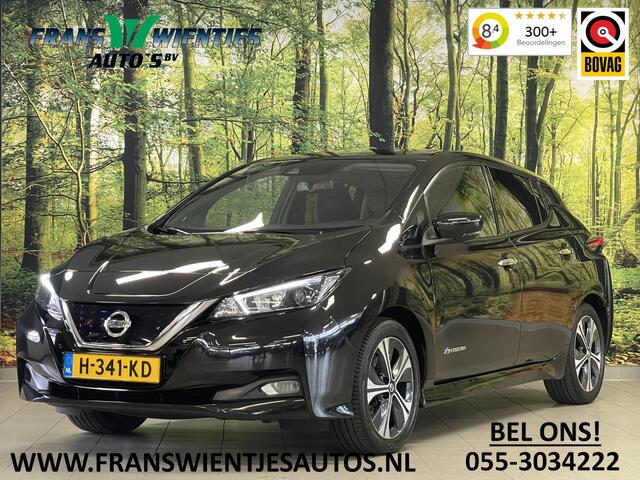 Nissan LEAF N-Connecta 40 kWh | Warmtepomp | Adaptive Cruise Control | Keyless Go/Entry | Dodehoek Detector | 360° Camera | Parkeersensoren | Lane Assist | Stuurverwarming | Stoelverwarming |