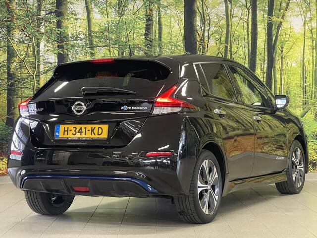 Nissan LEAF N-Connecta 40 kWh | Warmtepomp | Adaptive Cruise Control | Keyless Go/Entry | Dodehoek Detector | 360° Camera | Parkeersensoren | Lane Assist | Stuurverwarming | Stoelverwarming |