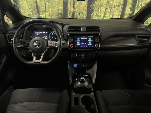 Nissan LEAF N-Connecta 40 kWh | Warmtepomp | Adaptive Cruise Control | Keyless Go/Entry | Dodehoek Detector | 360° Camera | Parkeersensoren | Lane Assist | Stuurverwarming | Stoelverwarming |